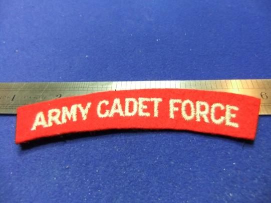Army cadet force cloth shoulder title