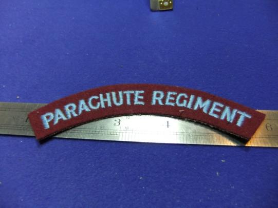 Parachute regiment cloth shoulder title