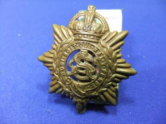 Royal army service corps regiment army military cap badge