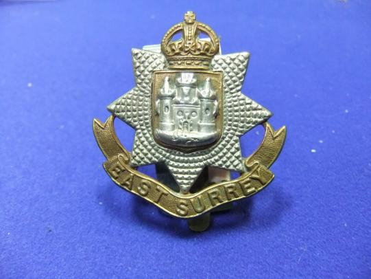 East surrey regiment army military cap badge