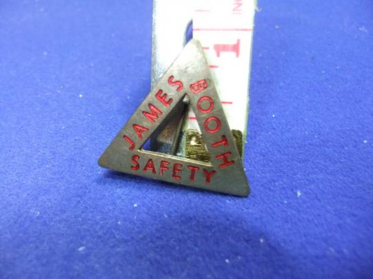 James booth safety badge aviation aero metals ? works factory