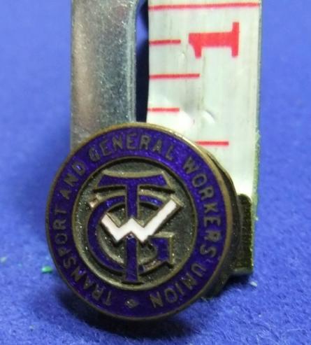 Union tgw transport general workers badge member membership society