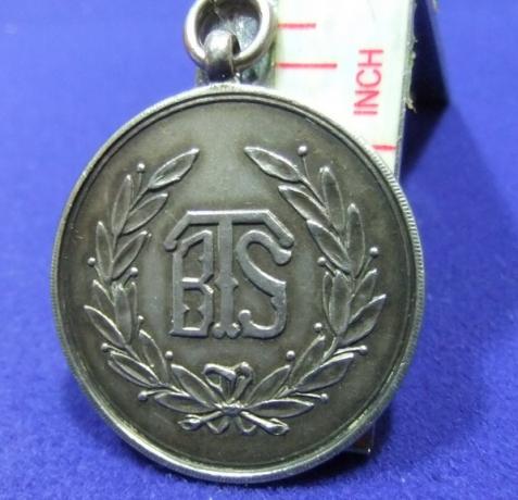 Silver medal tbs bts junior platoon football 1925 26 territorial army ? military