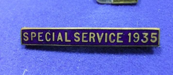 Primrose league special service 1935 election badge brooch