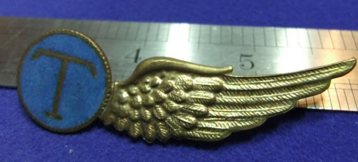 WW2 badge Dutch Naval Air Force T telegrapher radio brevet wing netherlands navy
