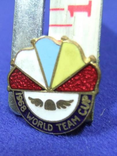 Speedway Supporter Fan badge 1968 world team cup championship