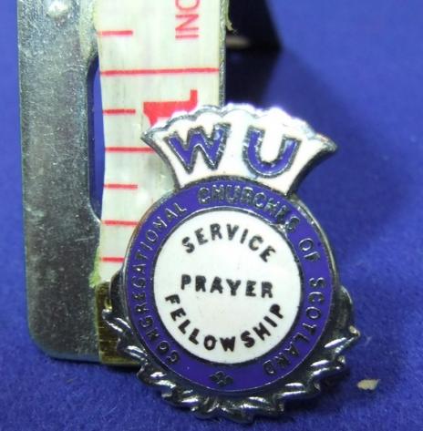 WU congregational churches scotland badge womens union ?
