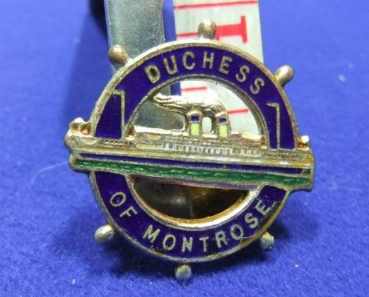 Br ship wheel badge Duchess Montrose RSO railway servant orphanage charity