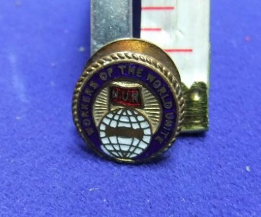 Union badge num national union miners member membership worker coal pit colliery