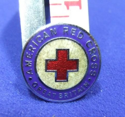 american red cross great britain badge first aid ww nursing volunteer member