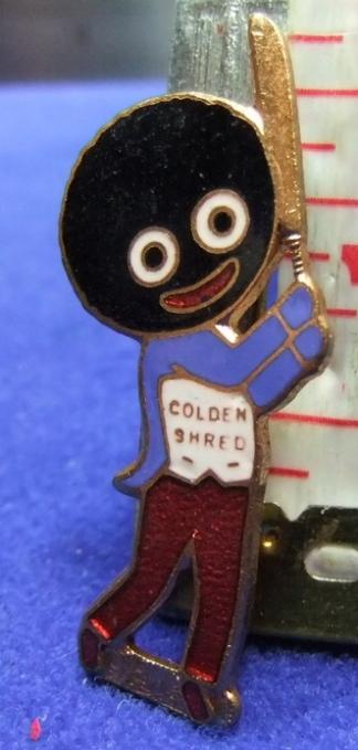 Robertsons jam golly badge cricket red feet blue hands advert hw miller