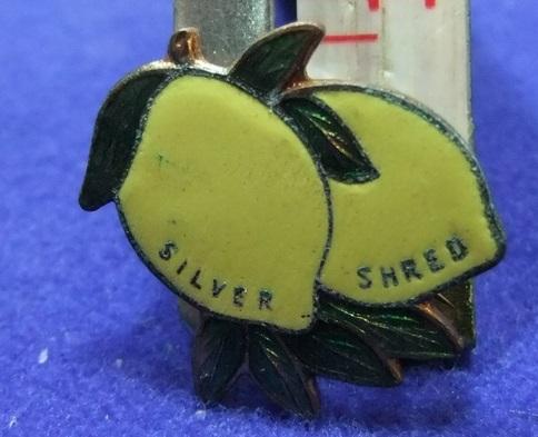 Robertsons Silver Shred Marmalade lemons badge miller,