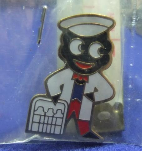 Robertsons golly badge milkman 1980s pointed feet in packet