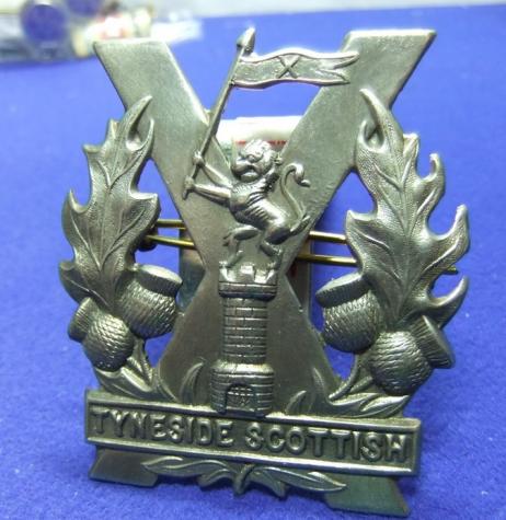 military cap badge tyneside scottish northumberland regiment