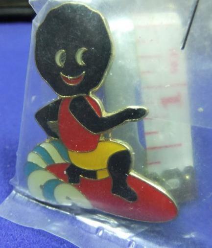 Robertsons golly badge surfer 1993 94 large acrylic