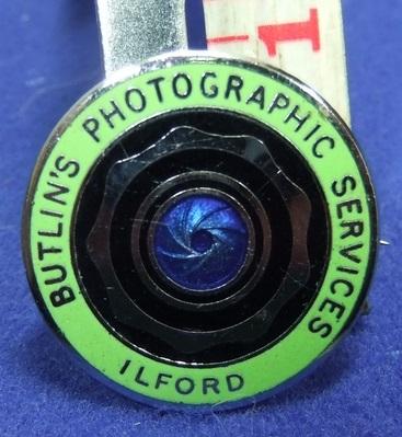 butlins ilford photographic services  badge staff 1950s 60s