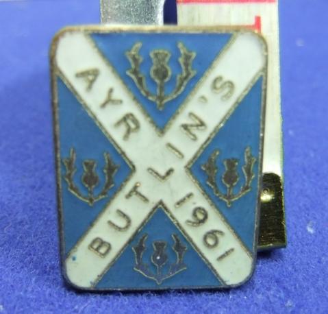 Butlins holiday camp badge ayr 1961