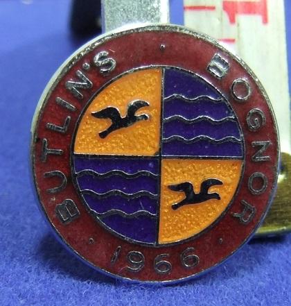 Butlins holiday camp badge bognor regis 1966