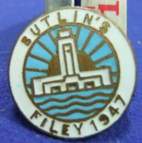 Butlins holiday camp badge filey 1947