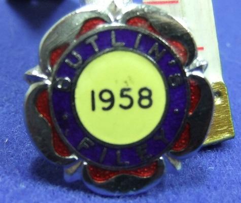 Butlins holiday camp badge filey 1958