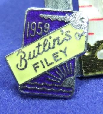 Butlins holiday camp badge filey 1959