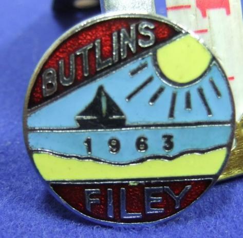 Butlins holiday camp badge filey 1963