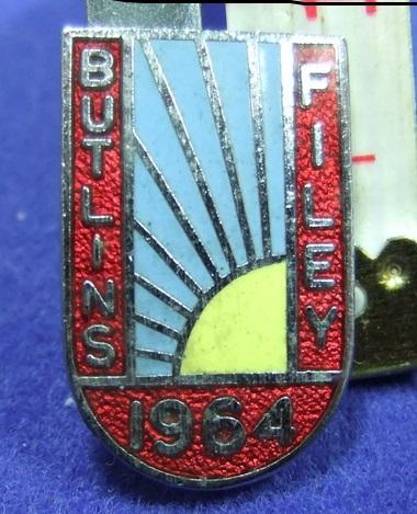 Butlins holiday camp badge filey 1964