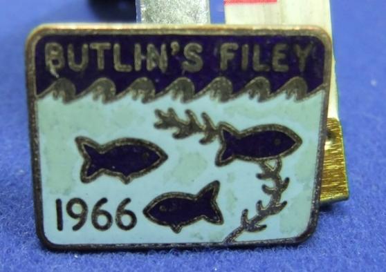 Butlins holiday camp badge filey 1966