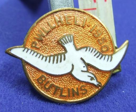 Butlins holiday camp badge pwllheli 1950