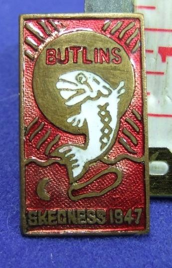 Butlins holiday camp badge skegness 1947