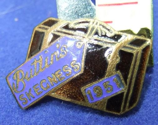 Butlins holiday camp badge skegness 1951