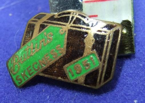 Butlins holiday camp badge skegness 1951
