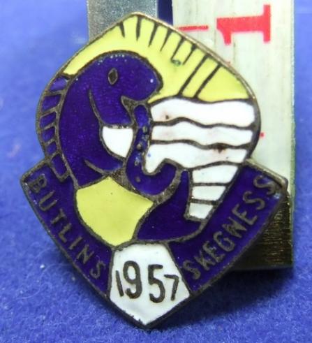 Butlins holiday camp badge skegness 1957