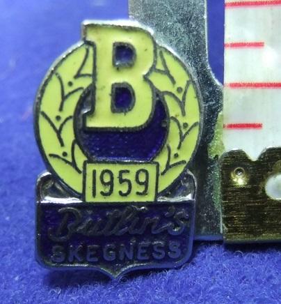 Butlins holiday camp badge skegness 1959