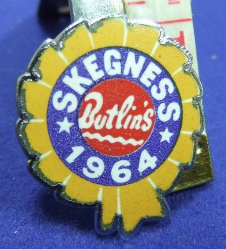 Butlins holiday camp badge skegness 1964