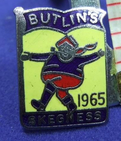Butlins holiday camp badge skegness 1965