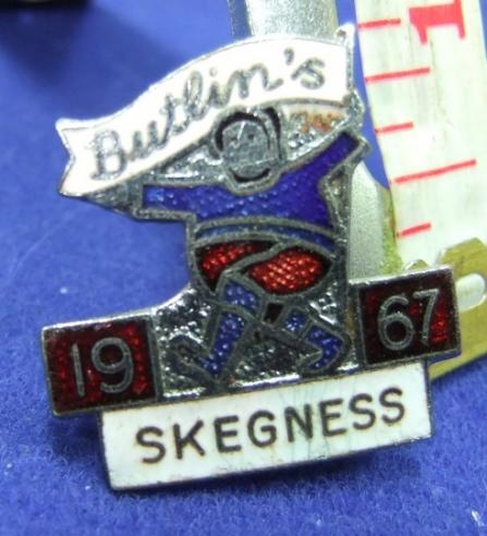Butlins holiday camp badge skegness 1967