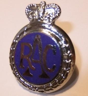 Royal Automobile Club R A C patrol collar badge