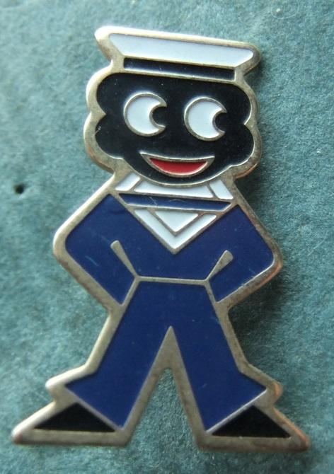 Robertsons Golly Sailor badge brooch 1980s