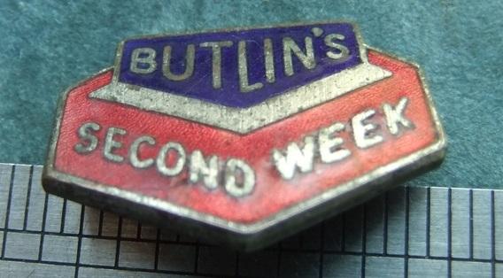 Butlins Holiday Camp Badge 2nd Week  Gaunt