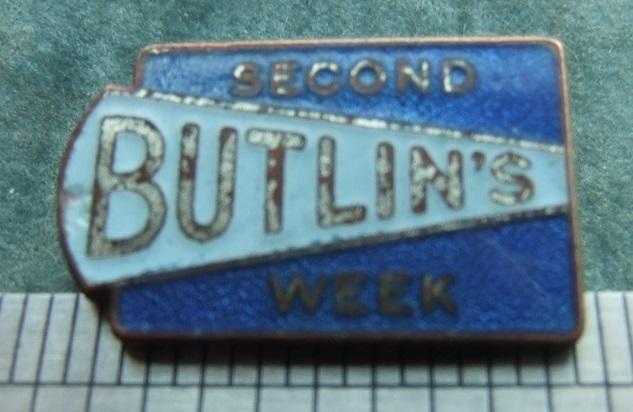 Butlins Holiday Camp Badge 2nd Week Pass Gaunt