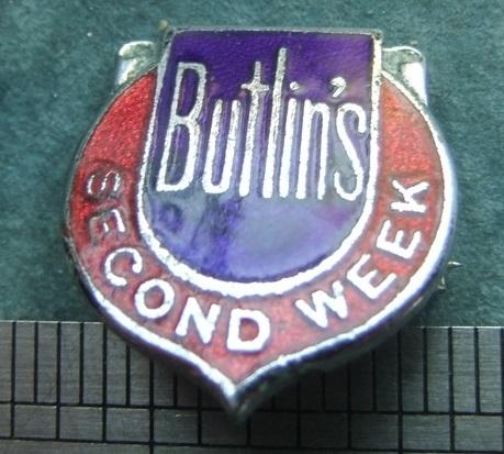 Butlins Holiday Camp Badge 2nd Week Pass firmin