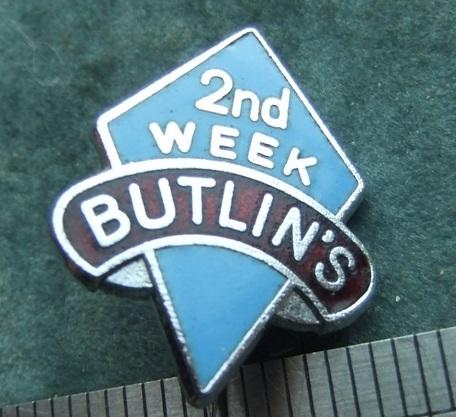 Butlins Holiday Camp Badge 2nd Week Pass reeves