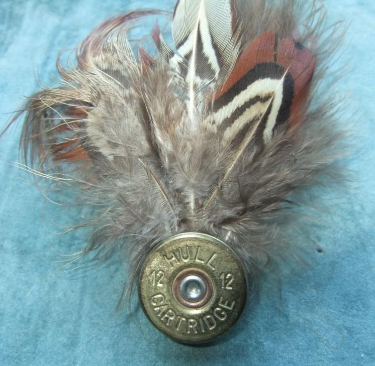 Wildfowling Badge Cartridge Feathers