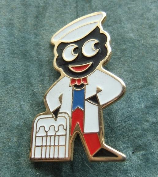 Robertsons golly badge brooch Milkman 1980s