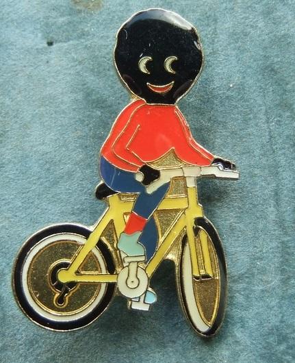 Robertsons jam golly badge cyclist 1993 94 large acrylic V