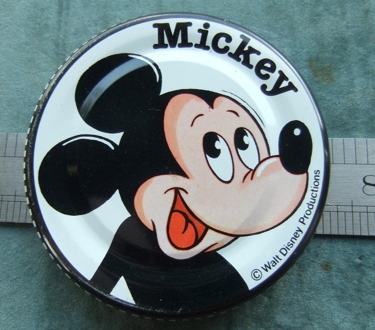 Robertsons Golly Jar Lid Walt Disney 1980s Mickey