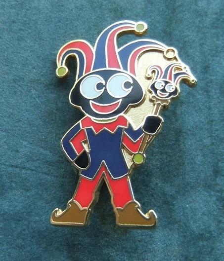 Golly Court Jester Badge Non Robertsons issue