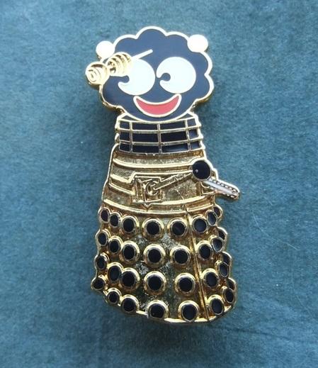 Golly DR Who Dalek Badge NON Robertsons