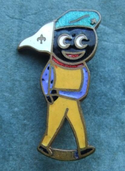 Robertsons golly badge Scout REV Gomm 1970S